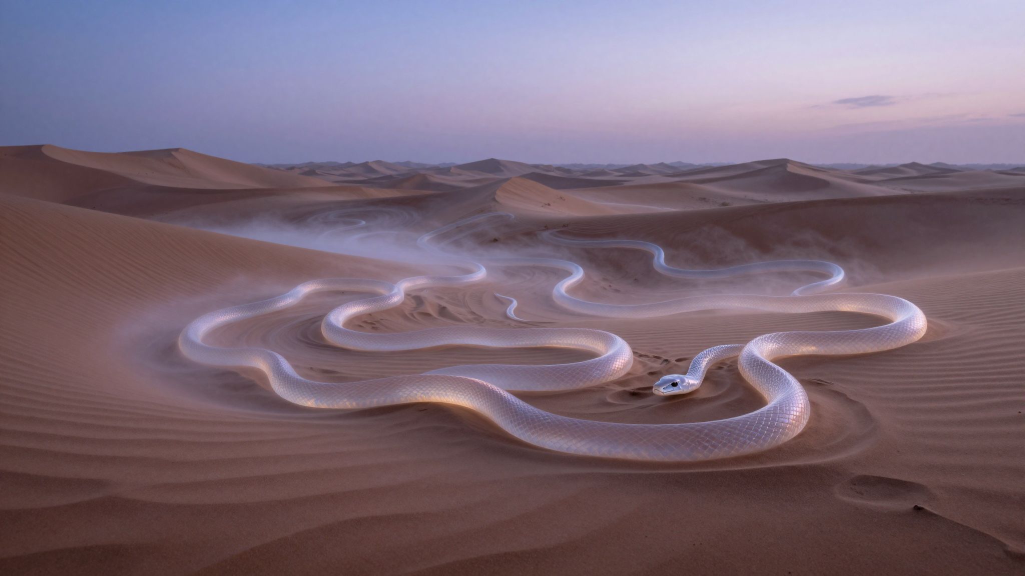 Sognare molti serpenti del deserto indica sfide imminenti.