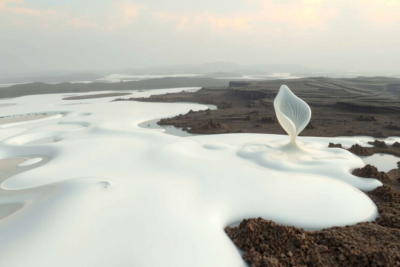 Sognare siero di latte e terra simboleggia nuova crescita interiore.
