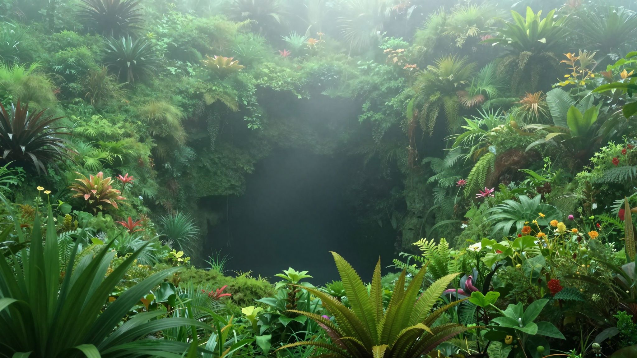 Sognare un abisso verde simboleggia rinascita e crescita interiore.