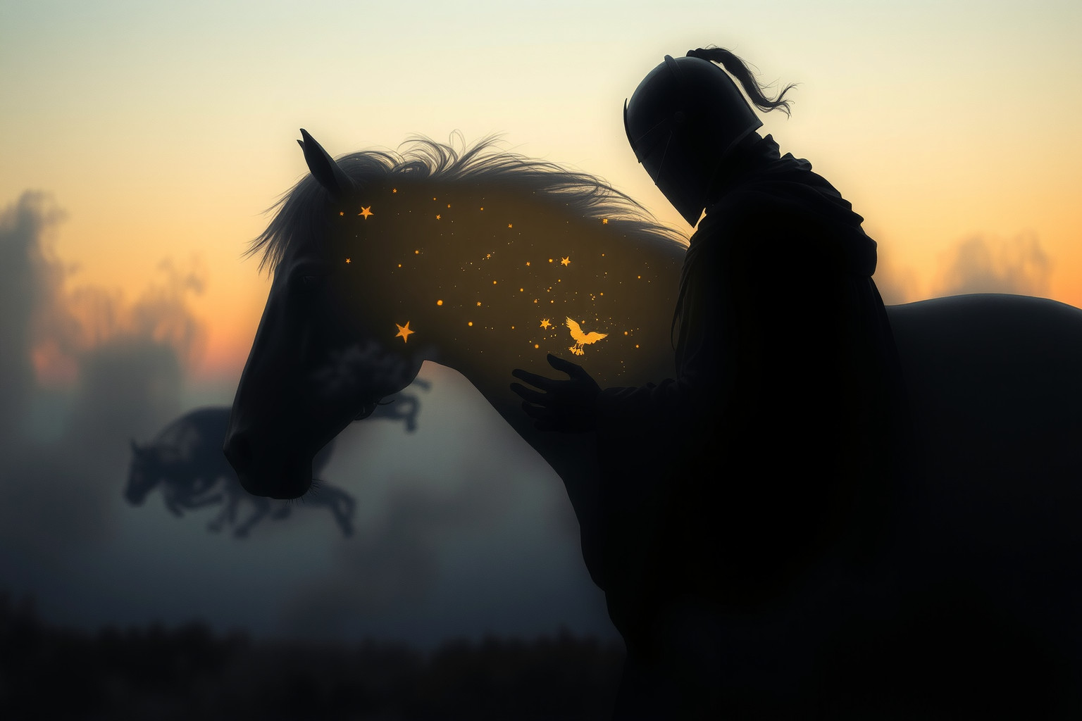 Sognare un cavaliere con cavallo morente indica fine di un ciclo.