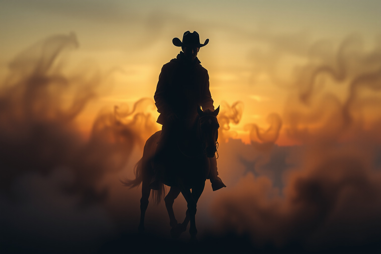 Sognare un cowboy inseguitore riflette ansia e sensi di colpa nascosti.
