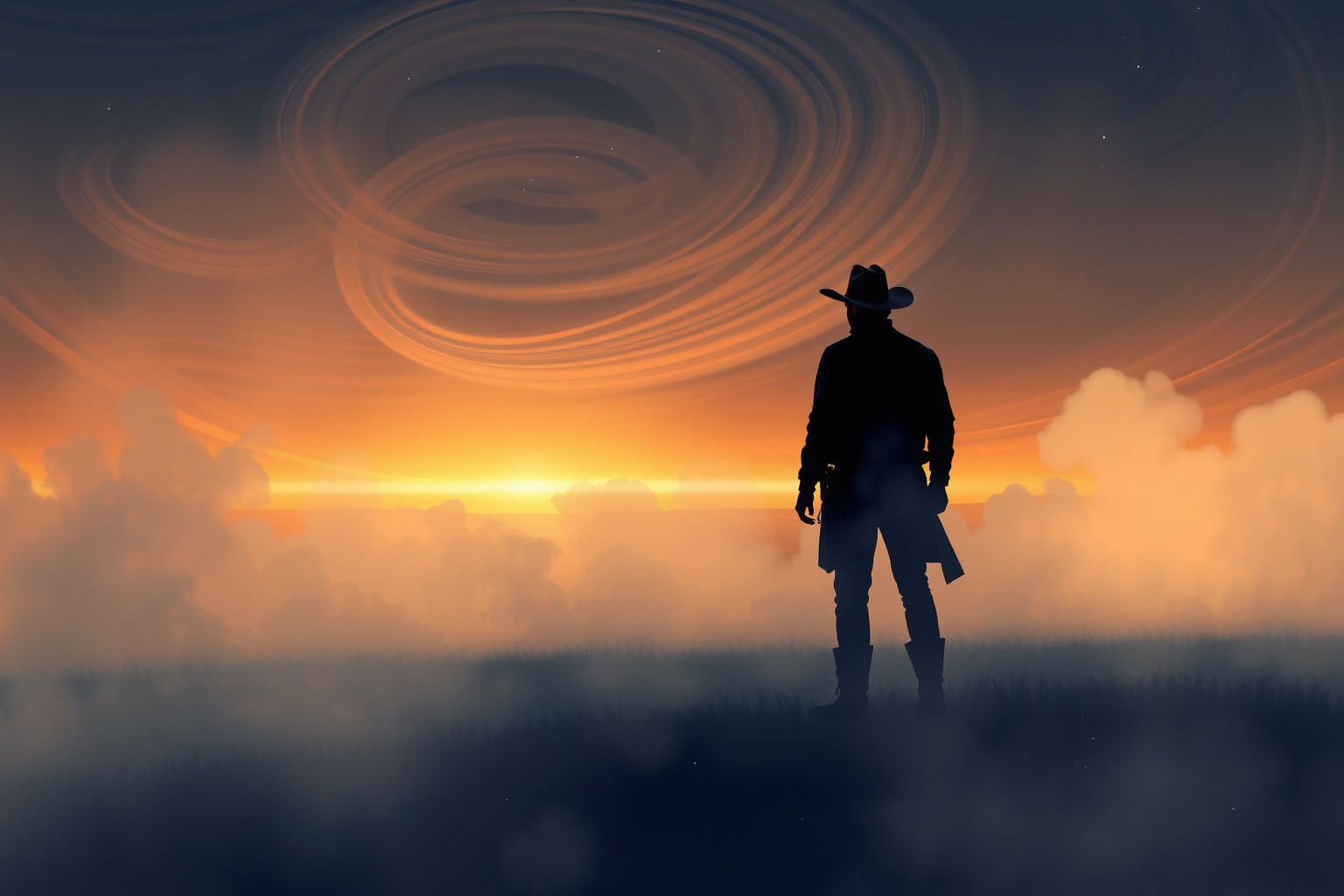Sognare un cowboy solitario riflette momenti di profonda introspezione personale.