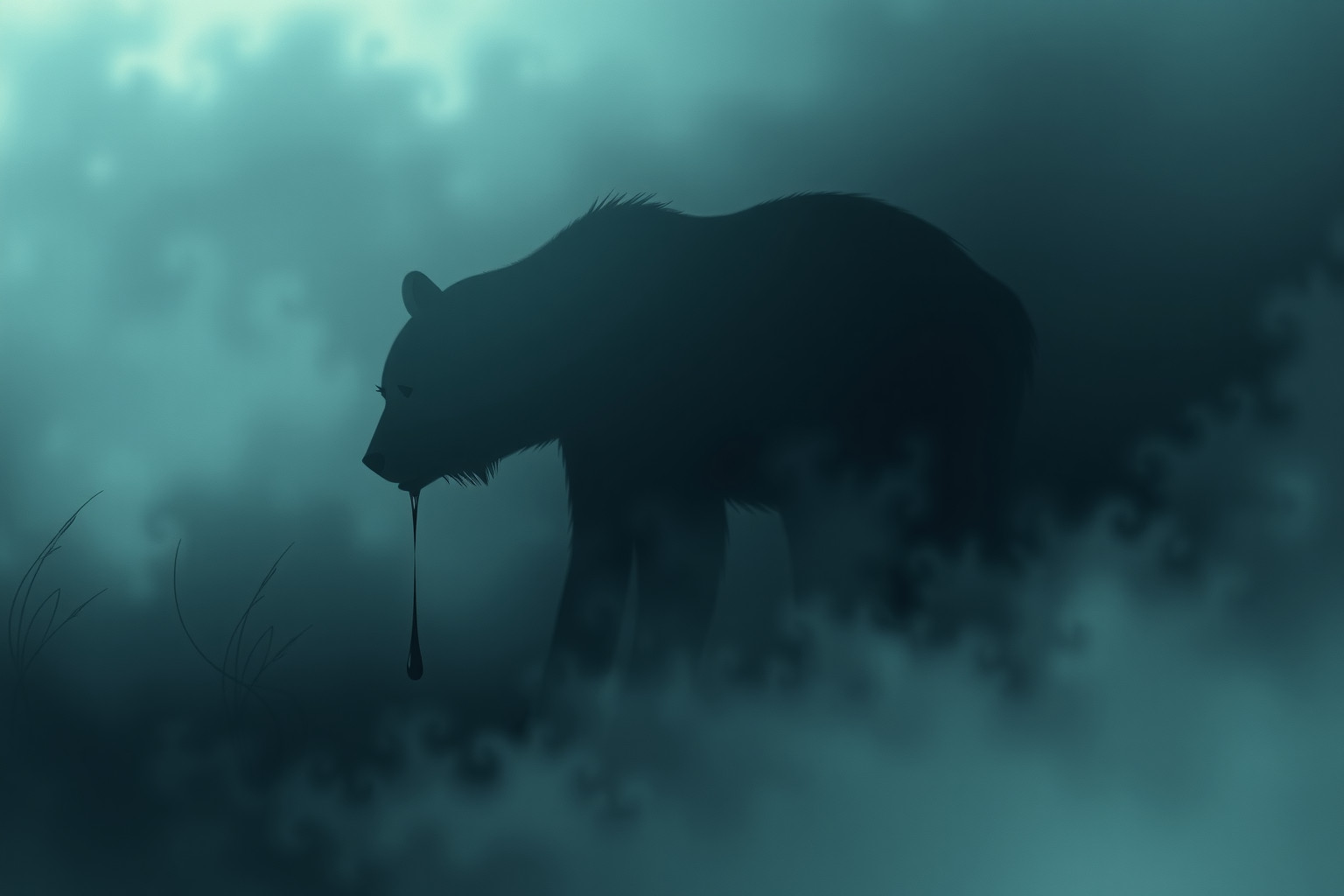 Sognare orso nero che piange rappresenta dolore e profonda compassione.
