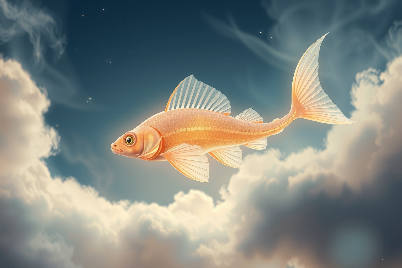 Sognare un pesce gatto che vola simboleggia libertà e trasformazione.