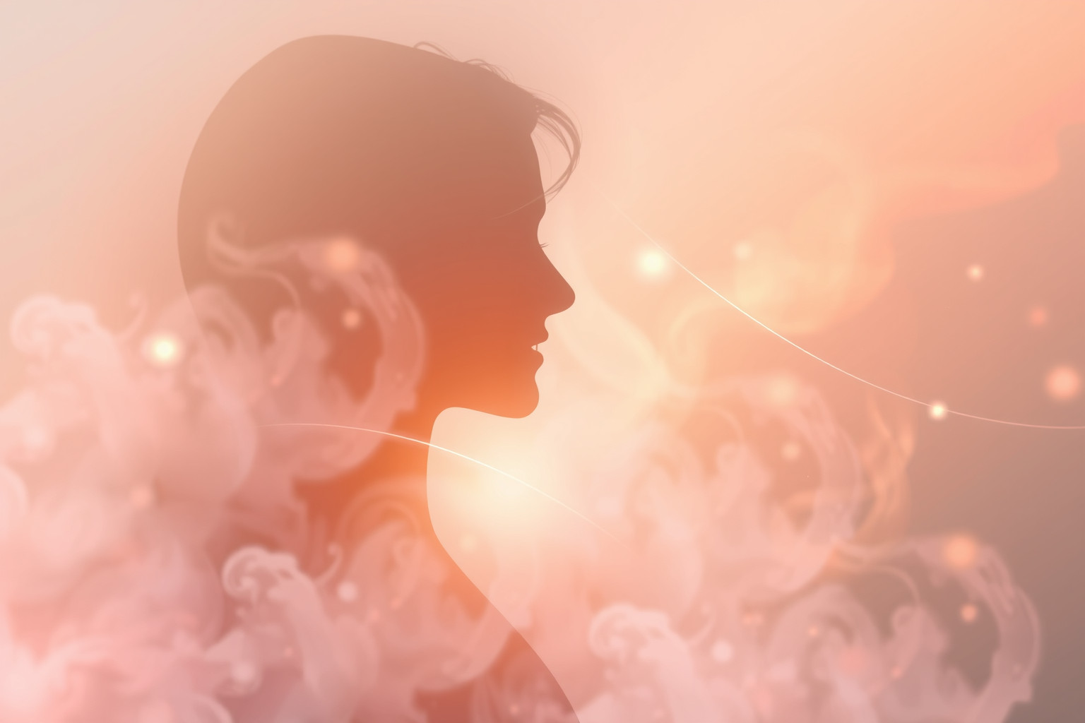 Sognare un profilo che sorride simboleggia gioia e positività futura.