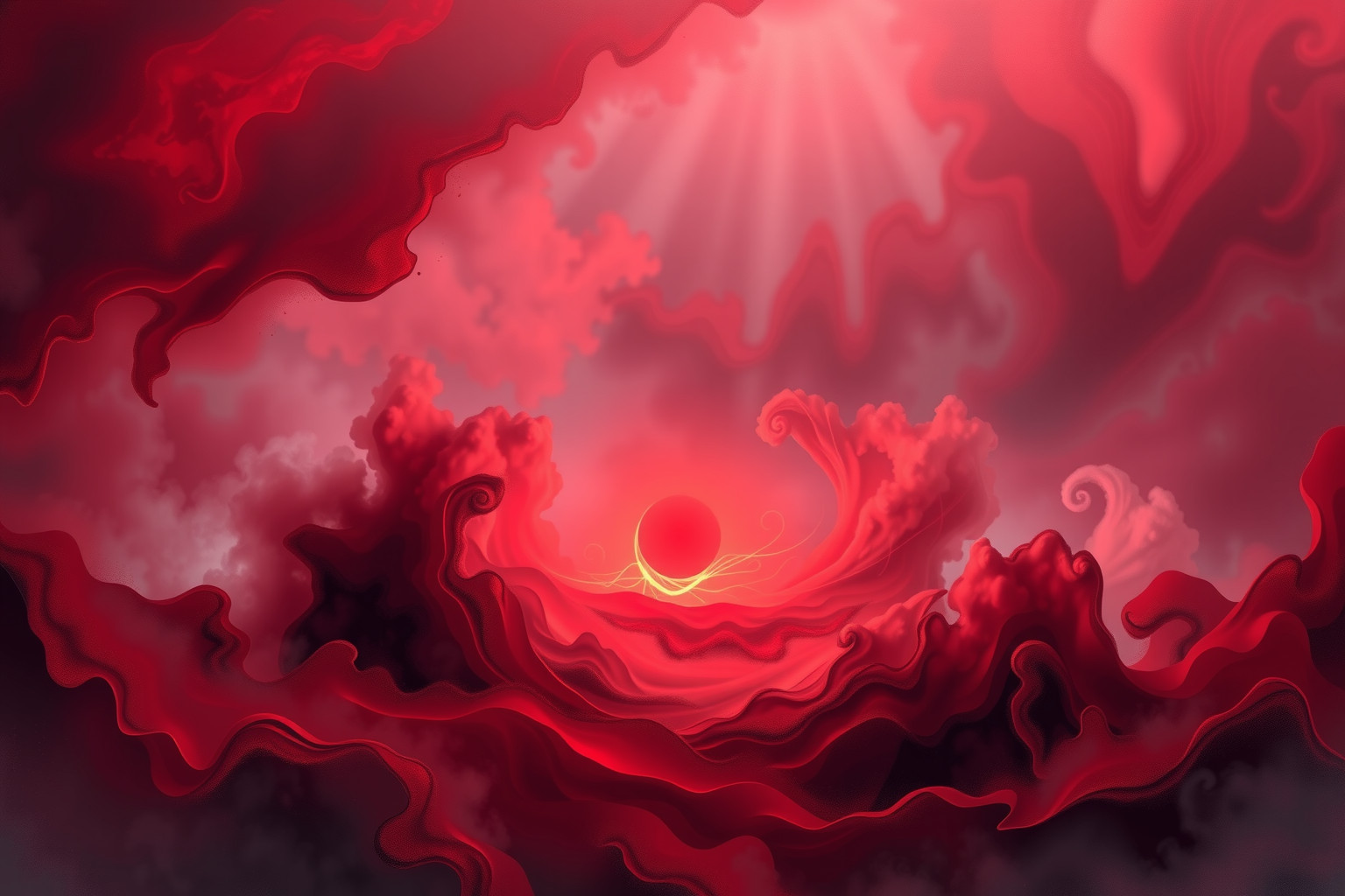 Sognare un punto rosso simboleggia intensi sentimenti di passione e pericolo.