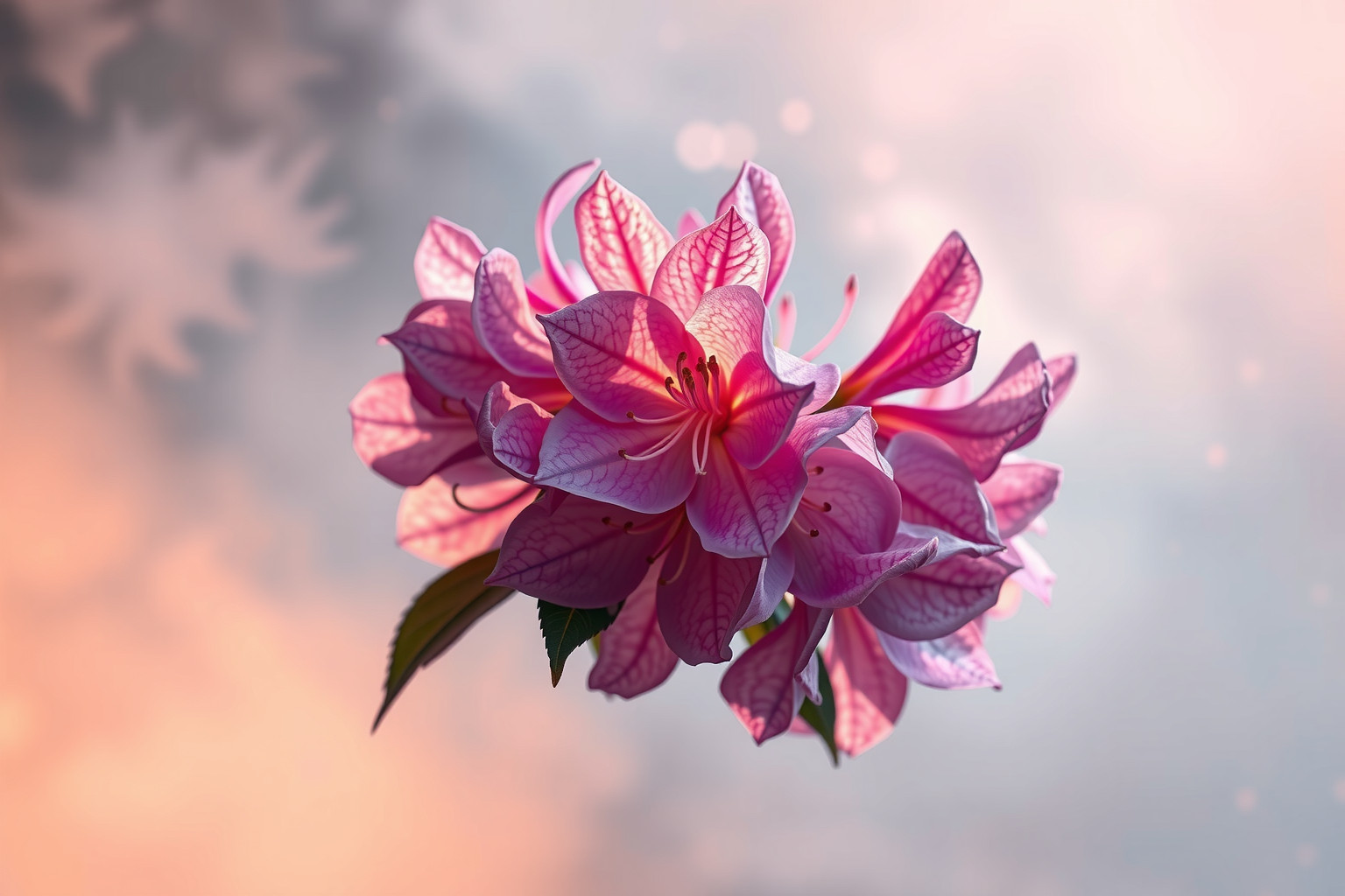 Sognare rododendri con fiori insoliti indica cambiamenti spirituali profondi.