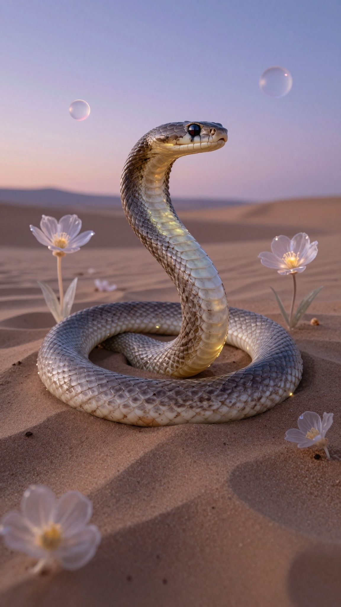 Sognare serpenti del deserto malati simboleggia fragilità e trasformazione interiore.