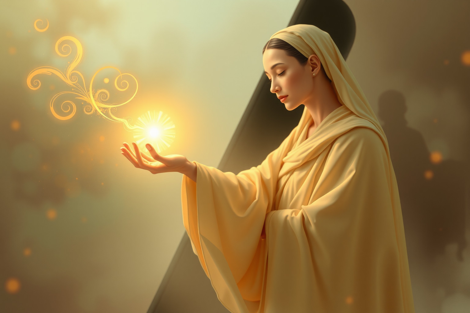 Sognare una badessa che dona un oggetto simboleggia guida spirituale.