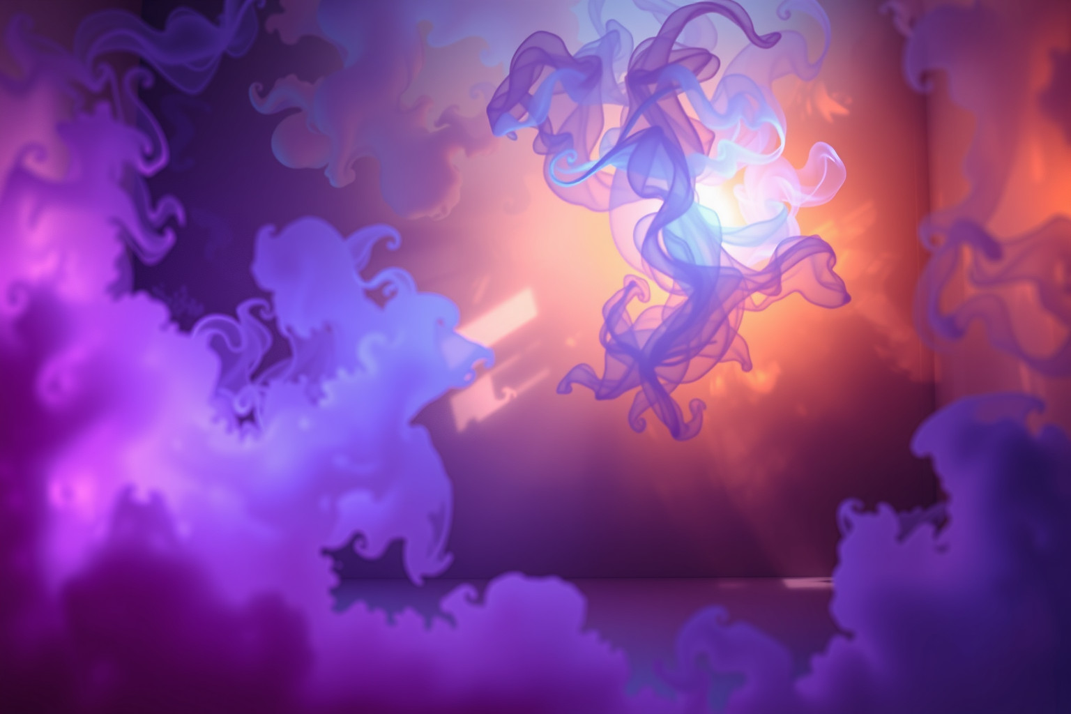 Sognare camere fumiganti colorate riflette emozioni interiori complesse.
