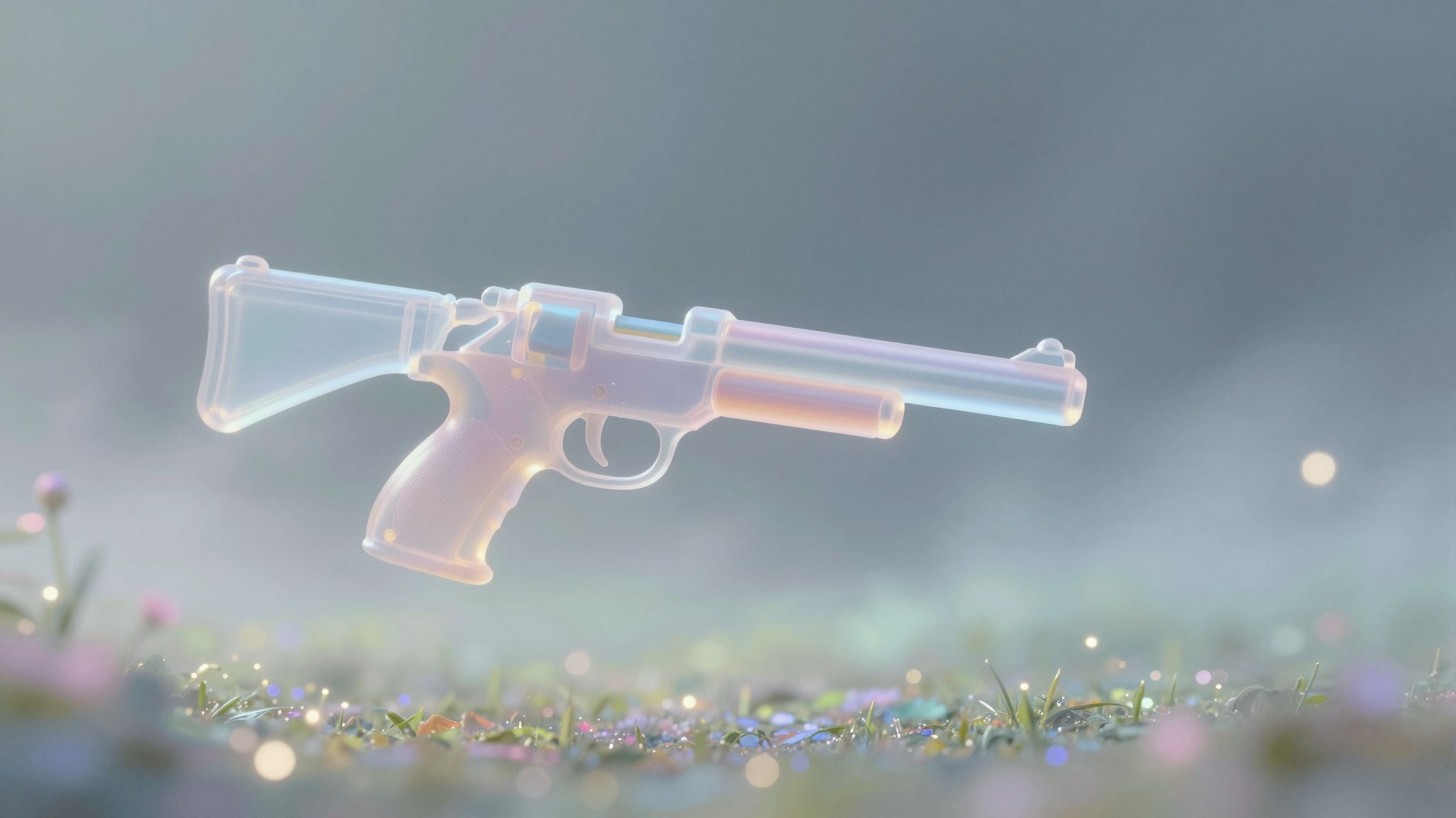 Sognare una pistola giocattolo riflette conflitti interiori non minacciosi.