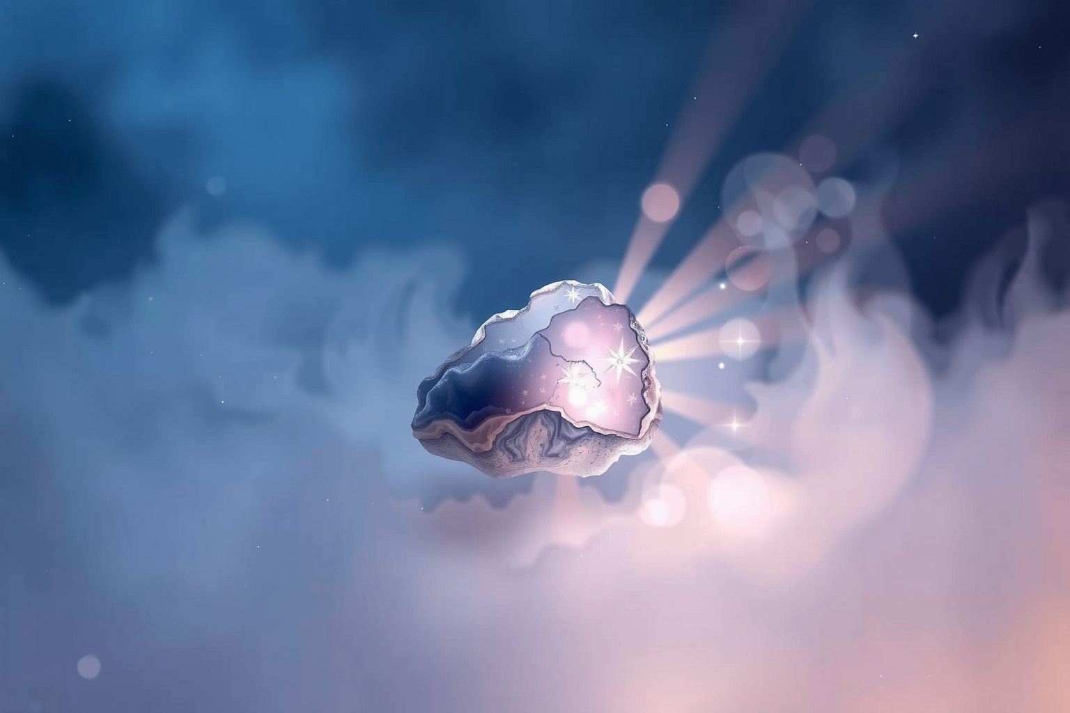 Sognare sodalite luminosa simboleggia intuizione e crescita spirituale profonda.