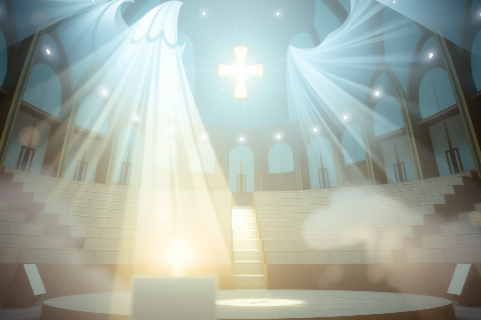Sognare la tribuna in chiesa simboleggia ricerca di guida spirituale.