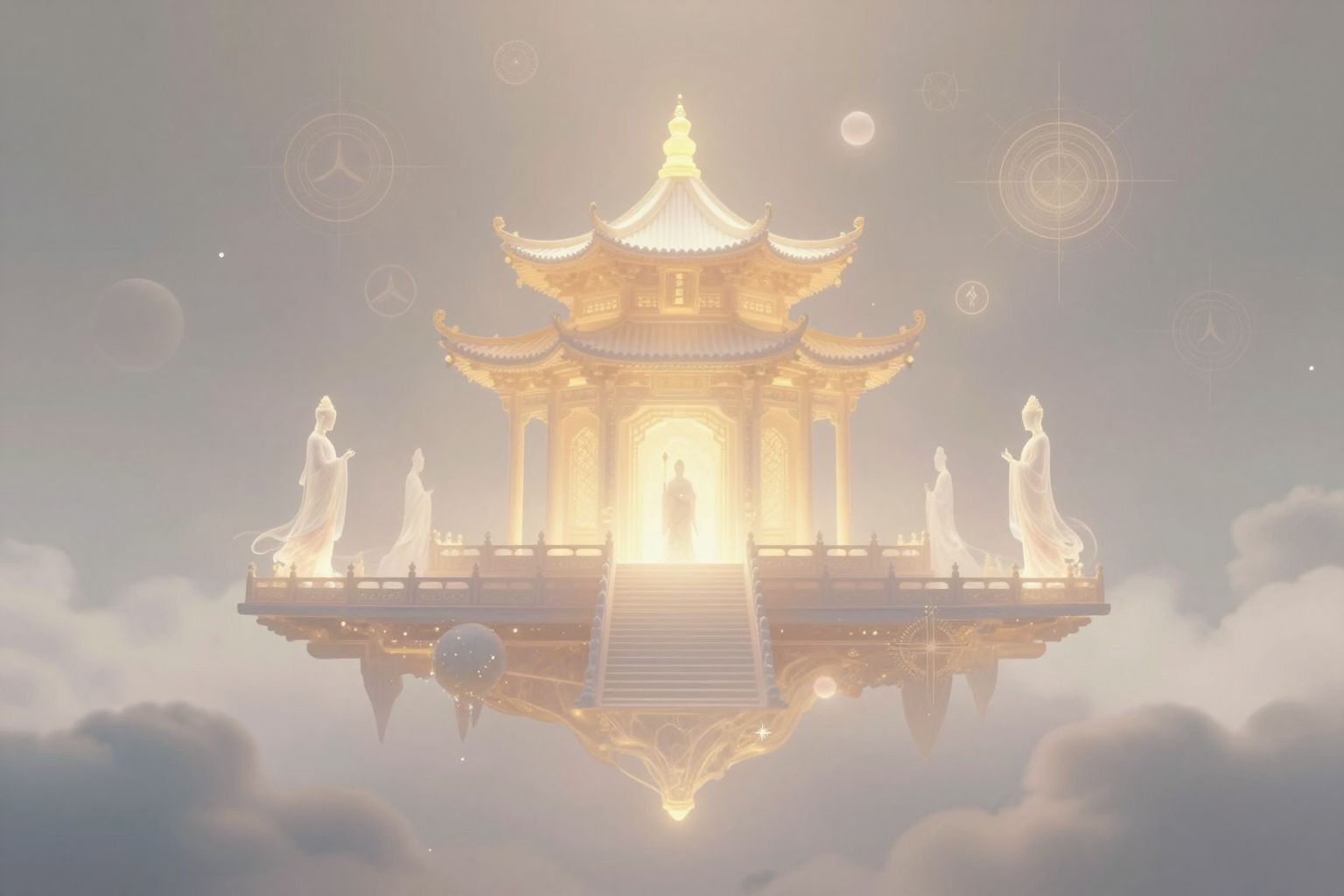 Sognare luoghi sacri riflette il desiderio di crescita spirituale profonda.