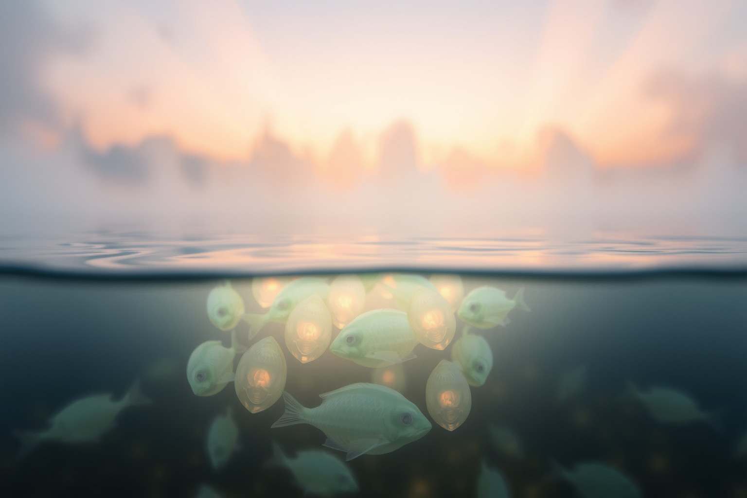 Sognare uova di pesce in un lago simboleggia nuove opportunità nascoste.