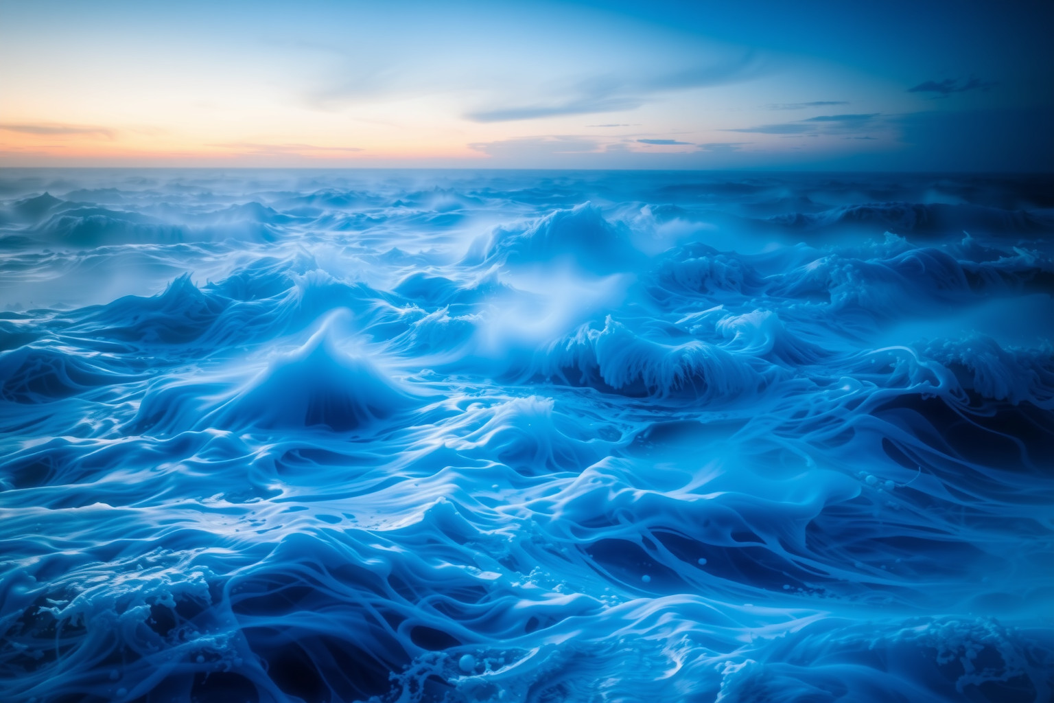 La spuma di mare turbolenta simboleggia emozioni intense e conflitti interiori.